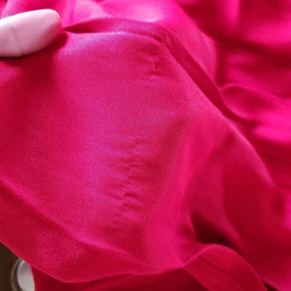 Jay Jacobs size 9-10 vintage Marilyn Monroe wine red sweetheart high slit dress - Picture 7 of 11